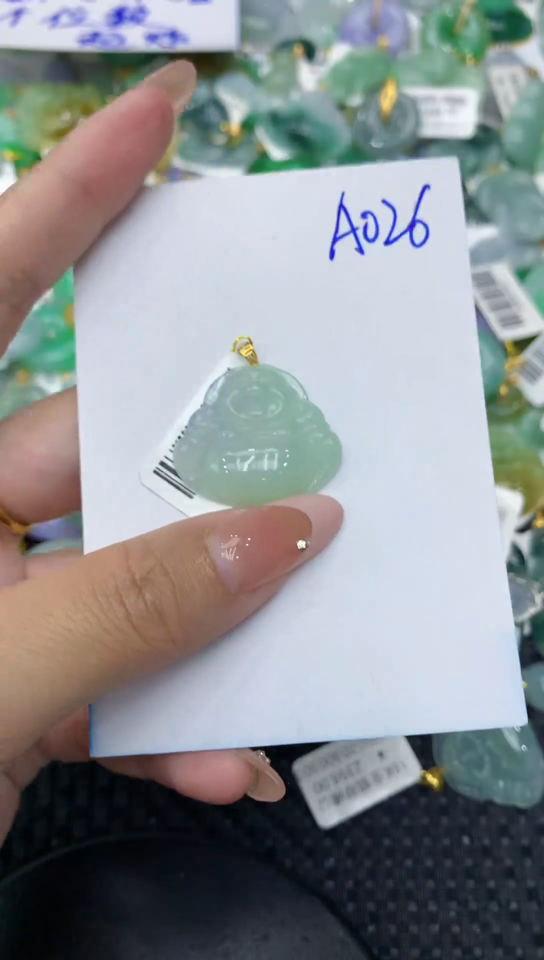 【闪购商品】翡翠颈饰18K金镶嵌111111111