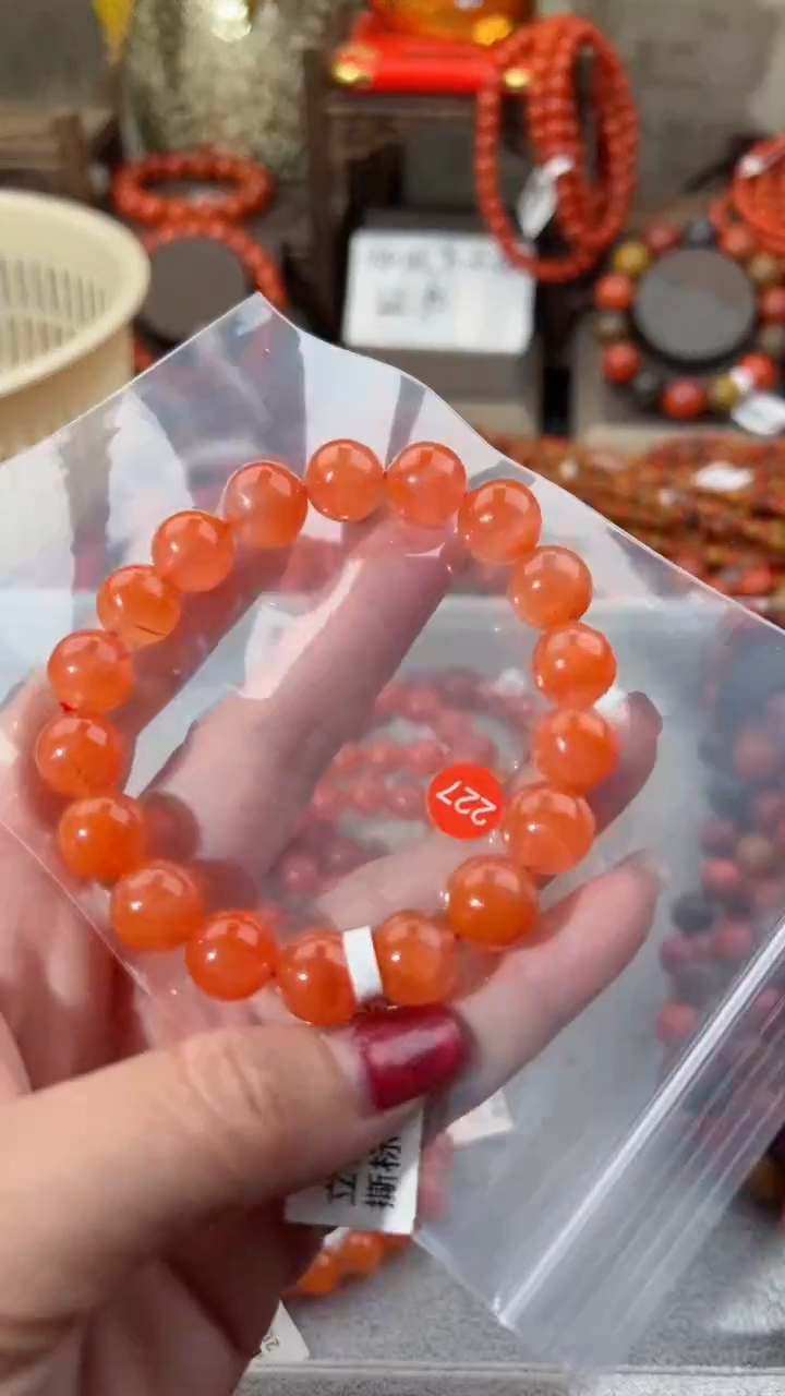 【闪购商品】南红玛瑙手串未镶嵌11