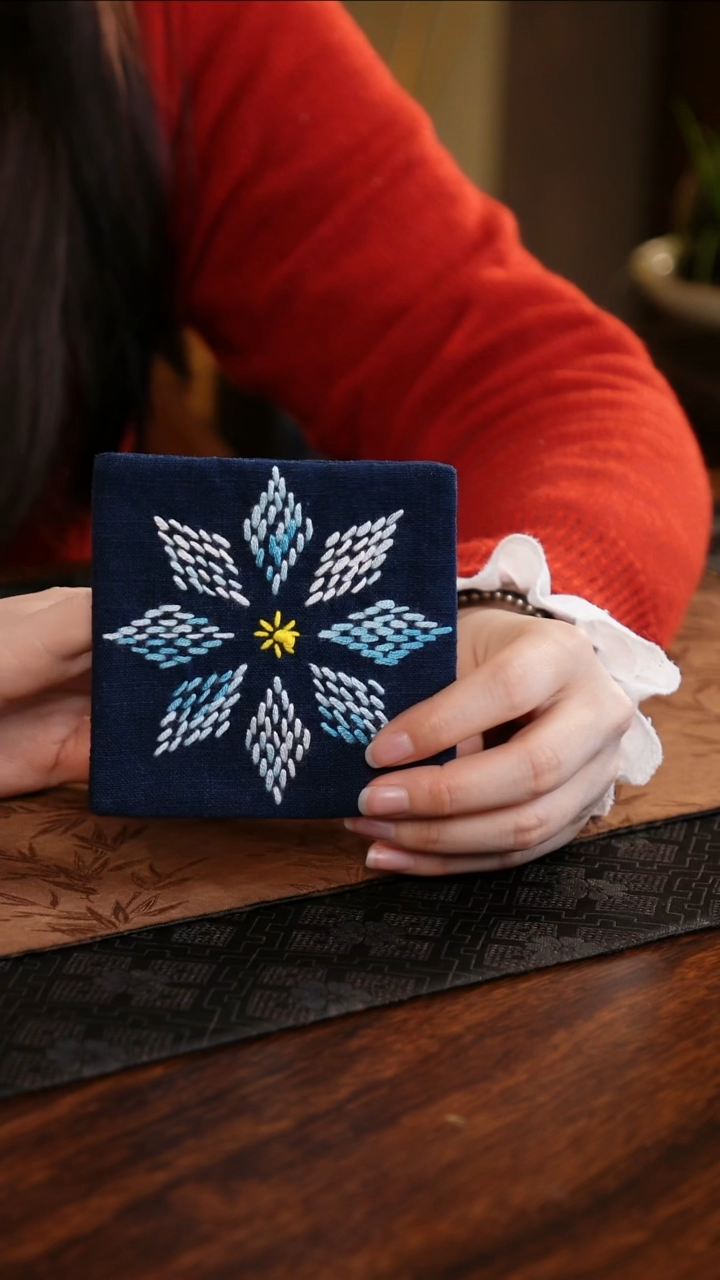 【闪购商品】织绣正方形杯垫小号C款