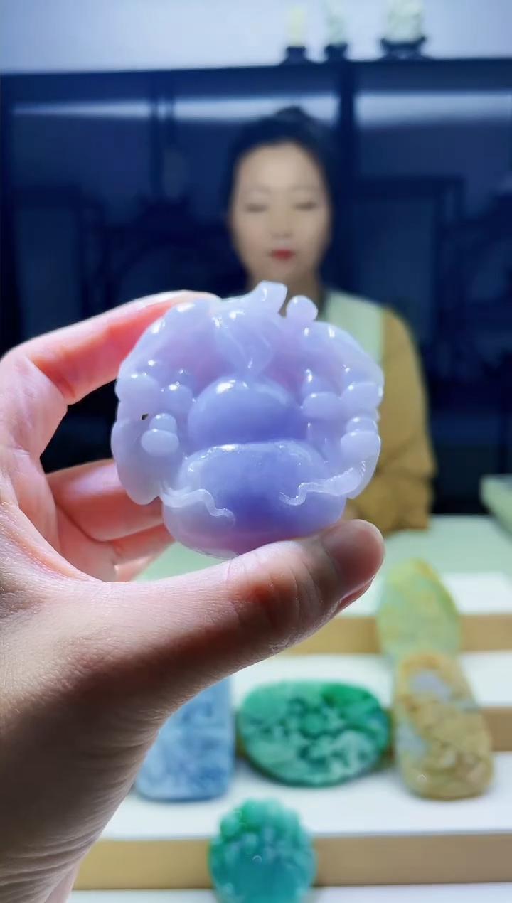 定制翡翠未镶嵌毛货08020194