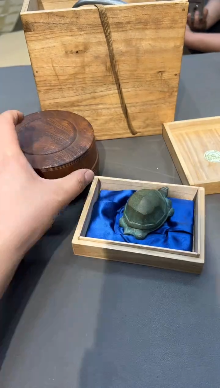 铜爱**累工艺品小四孤品收藏