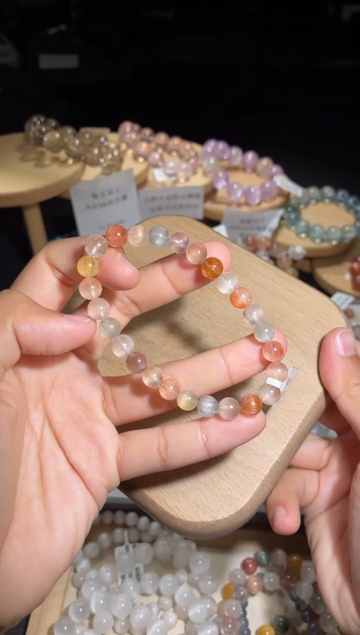 未镶嵌手链水晶52号多样性发一BB 7+