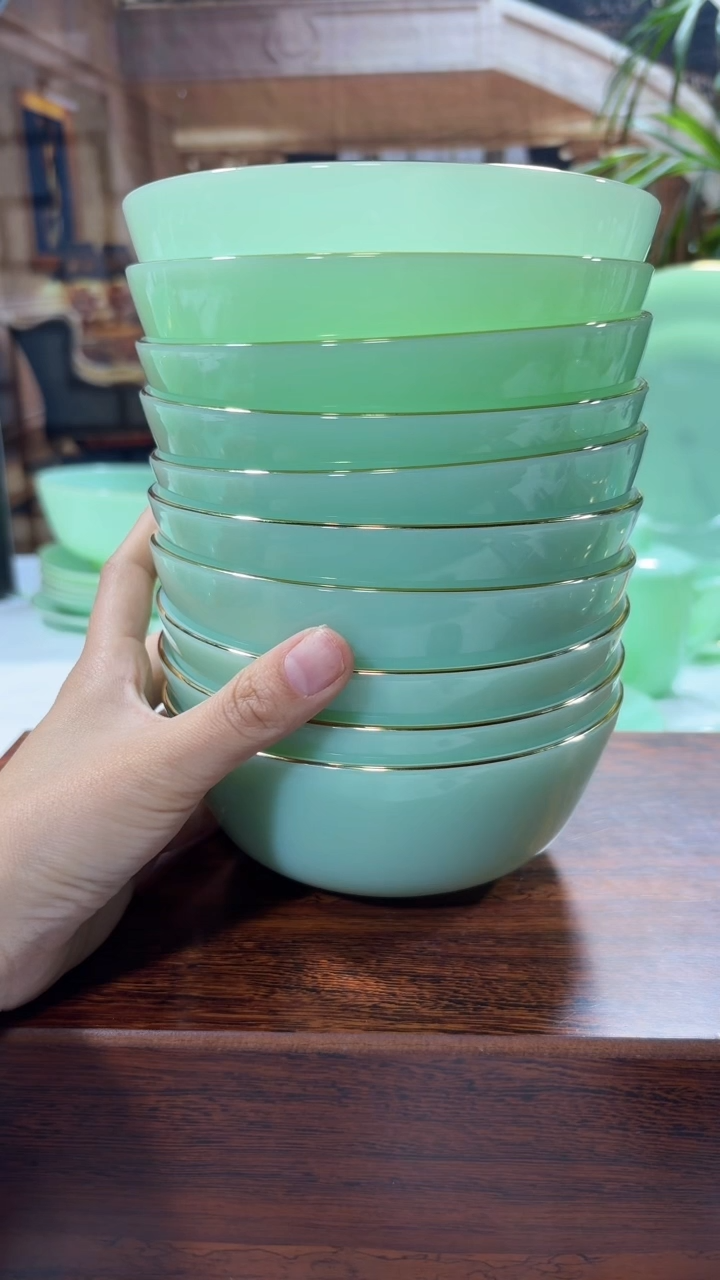 【闪购商品】.....5.5英寸玉瓷碗10个口径13.8厘米