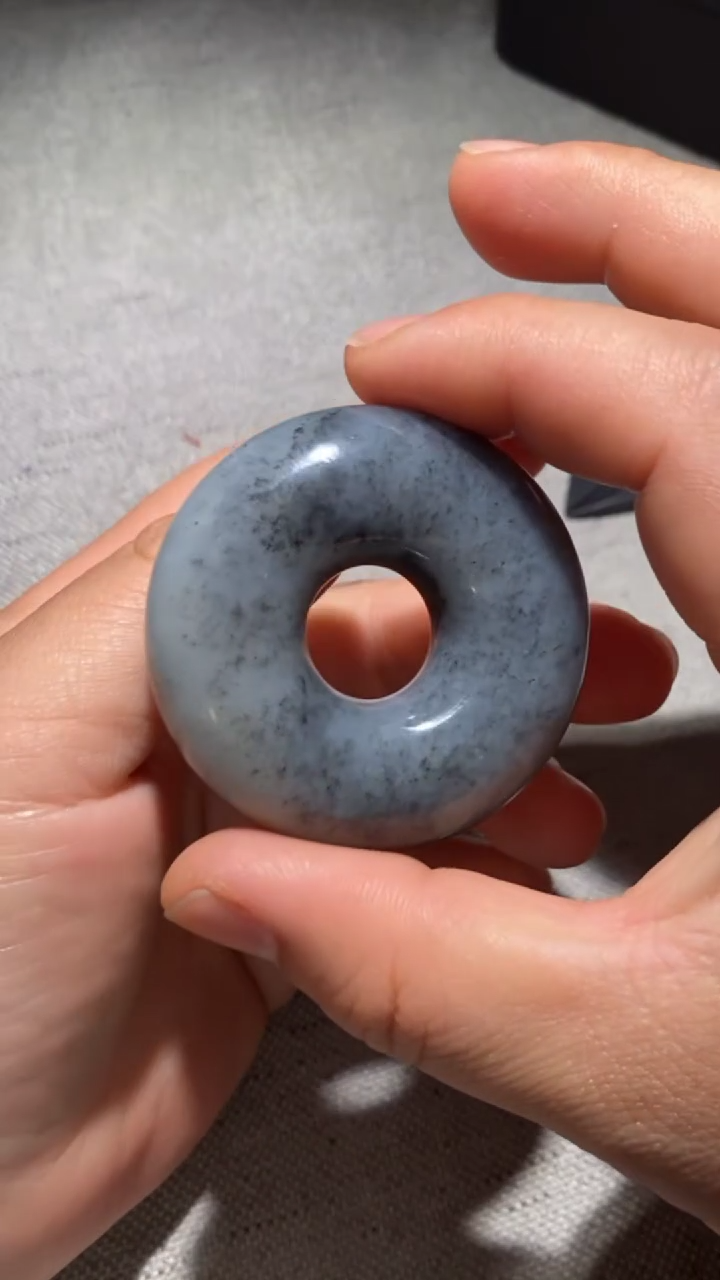 【闪购商品】和田玉面包圈未镶嵌HHD4829