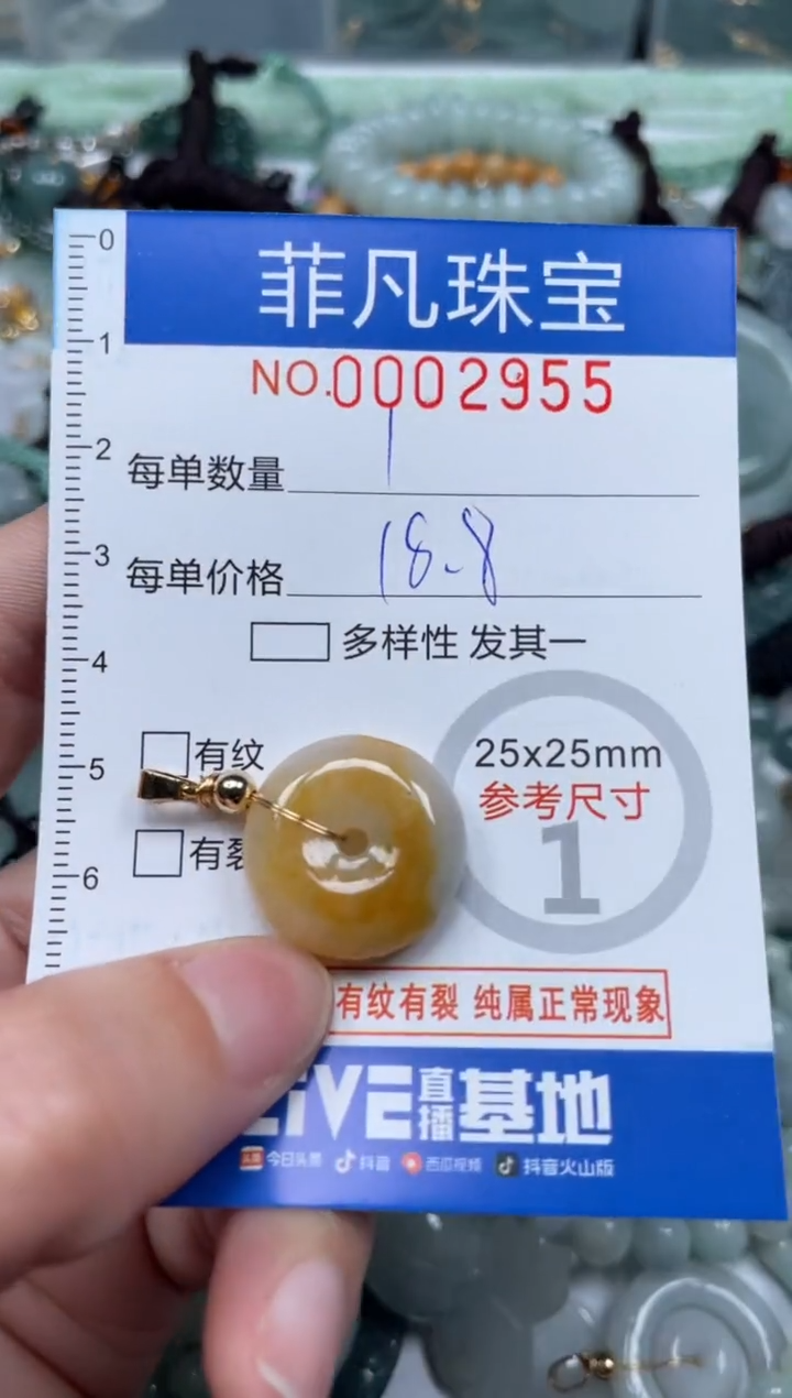 【闪购商品】翡翠颈饰未镶嵌00..2955