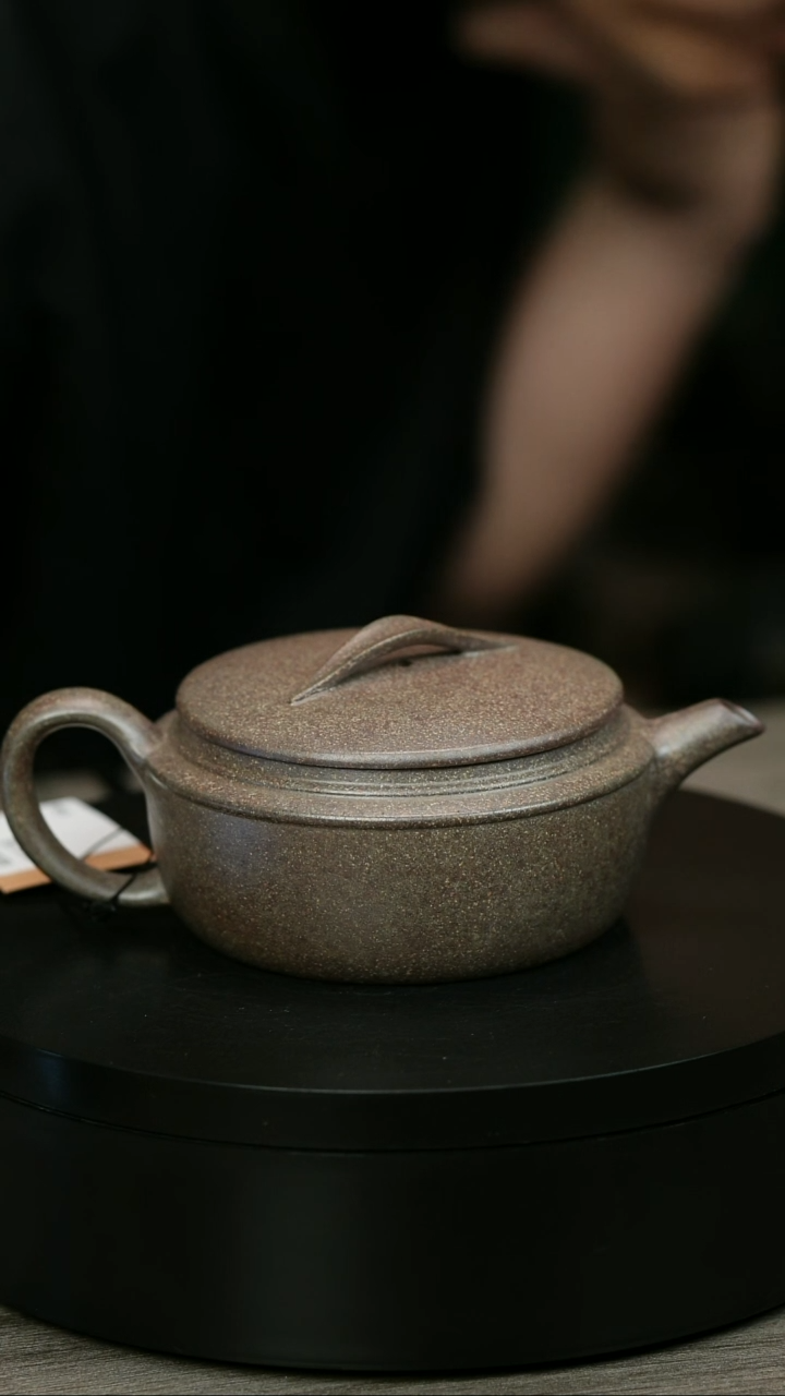 茶壶紫砂攀*峰H2020周卓琴段泥竹叶大口瓦