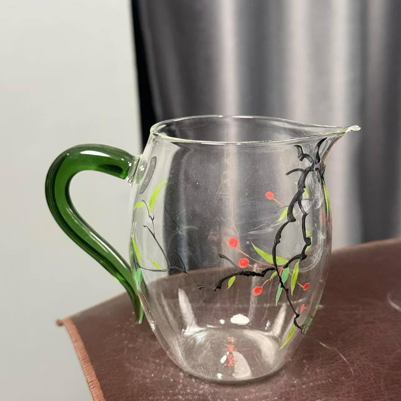 微瑕福利红果玻璃公道杯