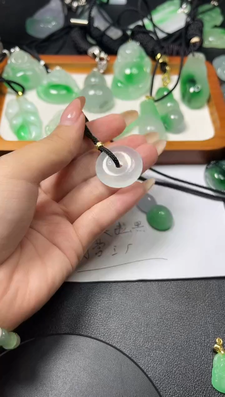 颈饰未镶嵌翡翠所见即所得   一图一物