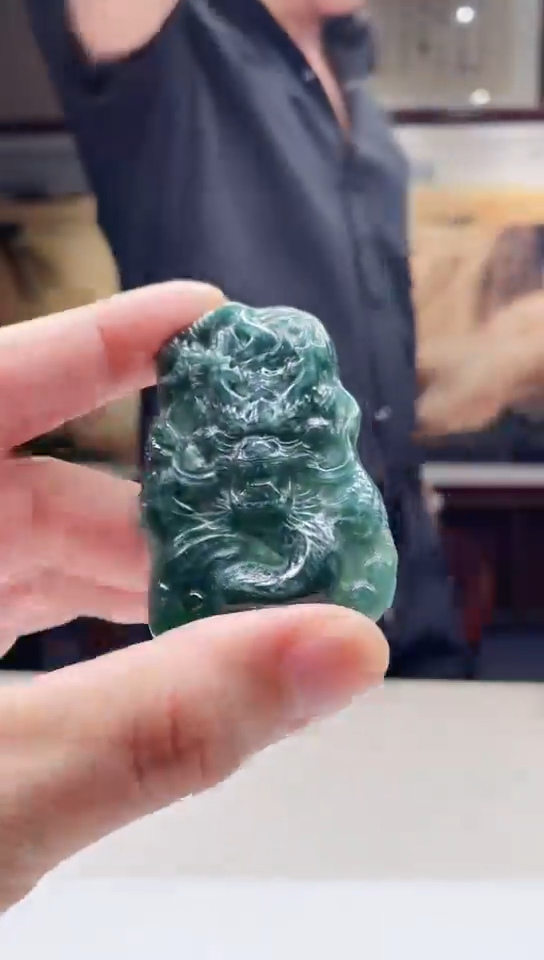 翡翠未镶嵌吊坠(不含链)多样性发其一27