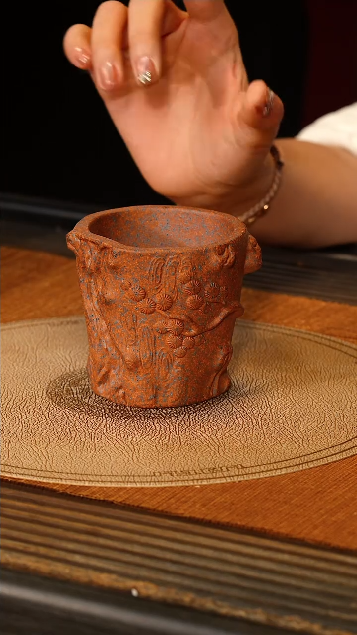 宜兴紫砂团团紫砂精选主人杯 