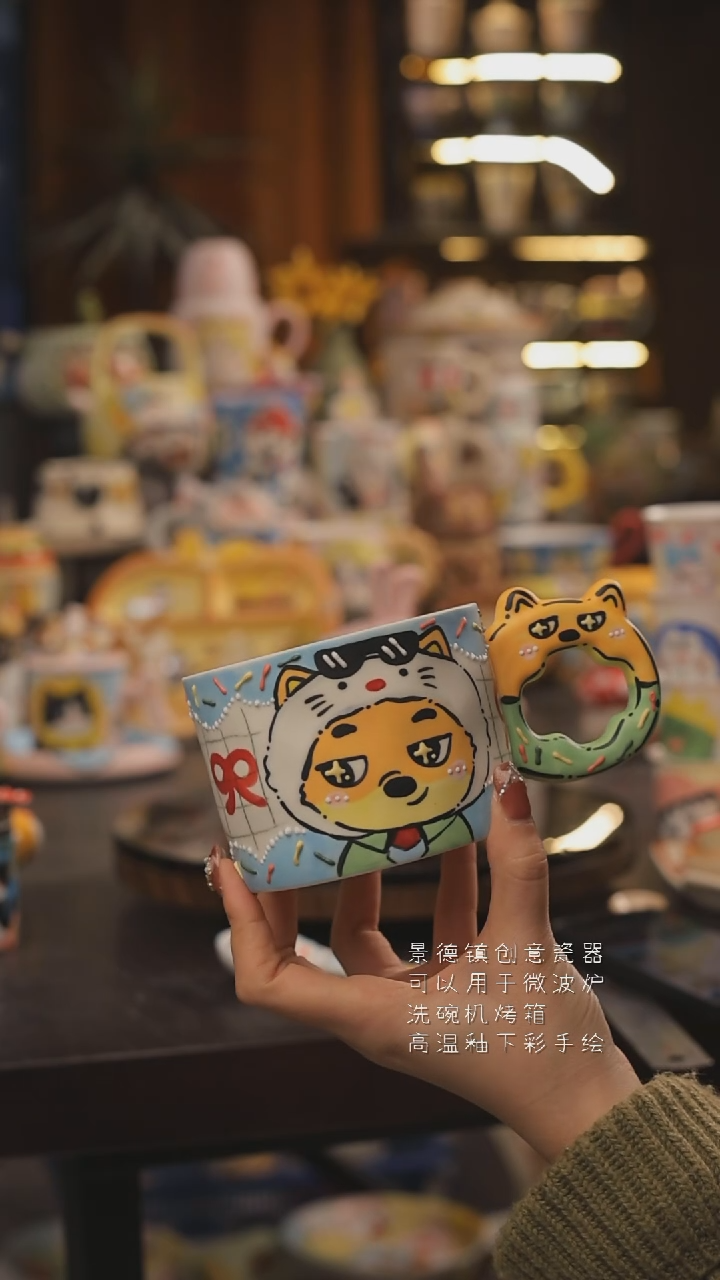 景德镇釉下彩绘设计师款式陶瓷