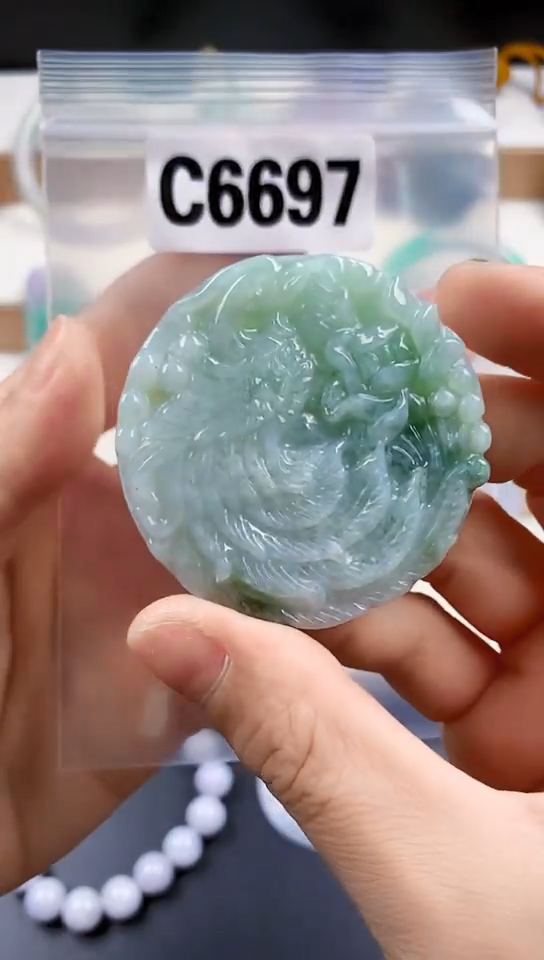 颈饰未镶嵌翡翠天然翡翠吊坠挂件