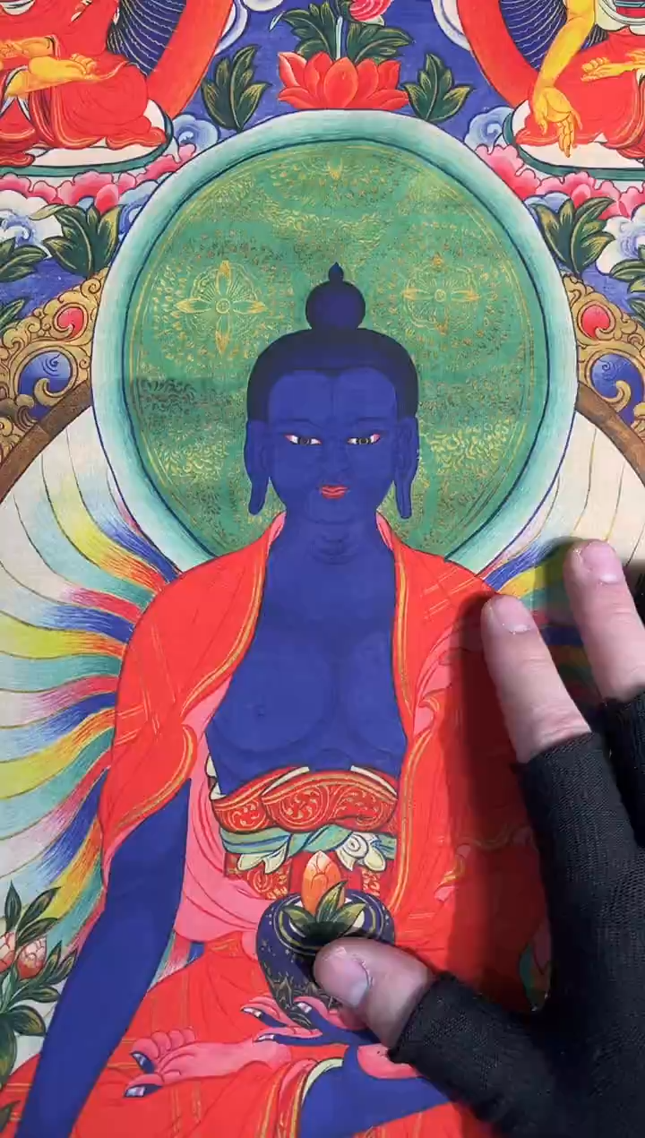 卷轴画 路路的唐卡tk160