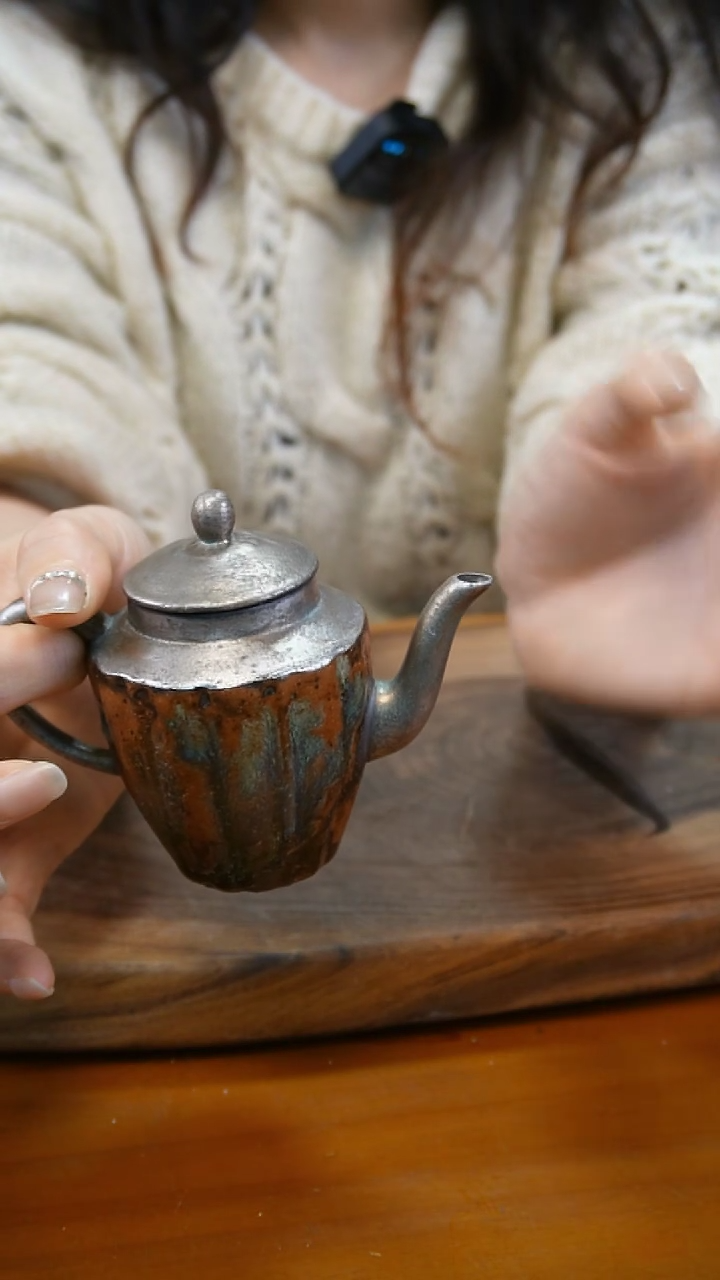 【闪购商品】Y02于丹冰清磨砂感老岩泥茶壶