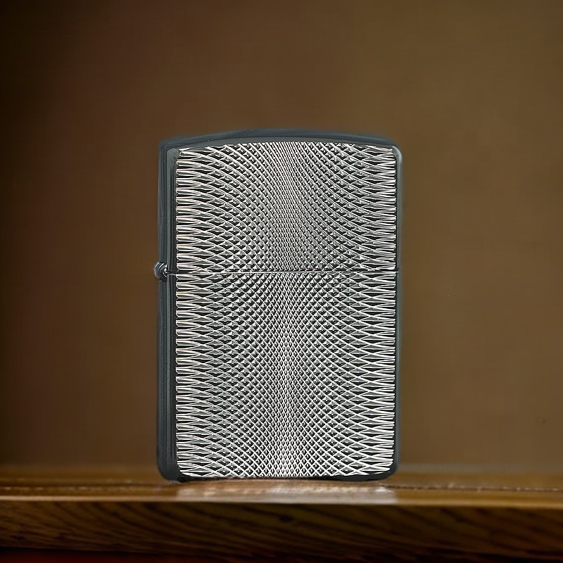 ZIPPO/之宝盔甲鱼鳞纹官方正品打火机男士双面防风花纹镜面TCJ1