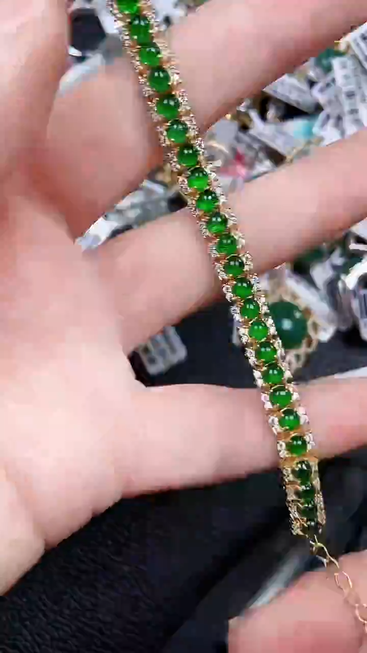 颈饰银S925镶嵌翡翠1895