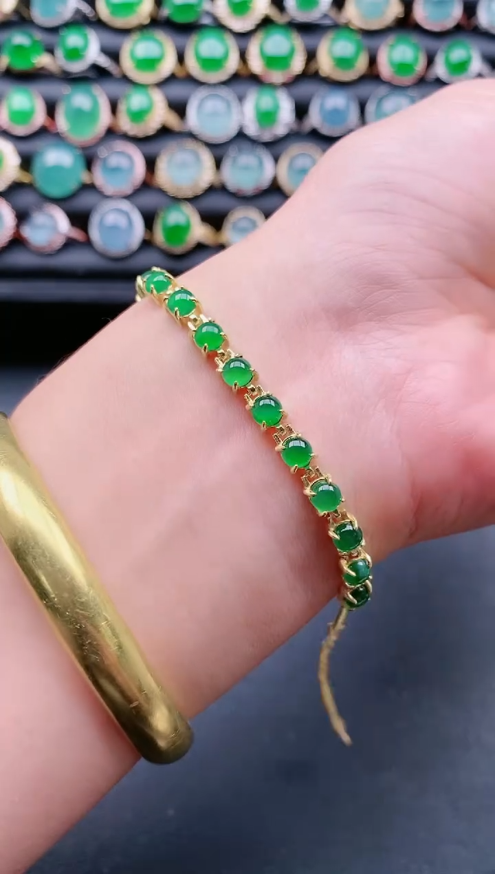 【闪购商品】翡翠戒指银S925镶嵌1111111