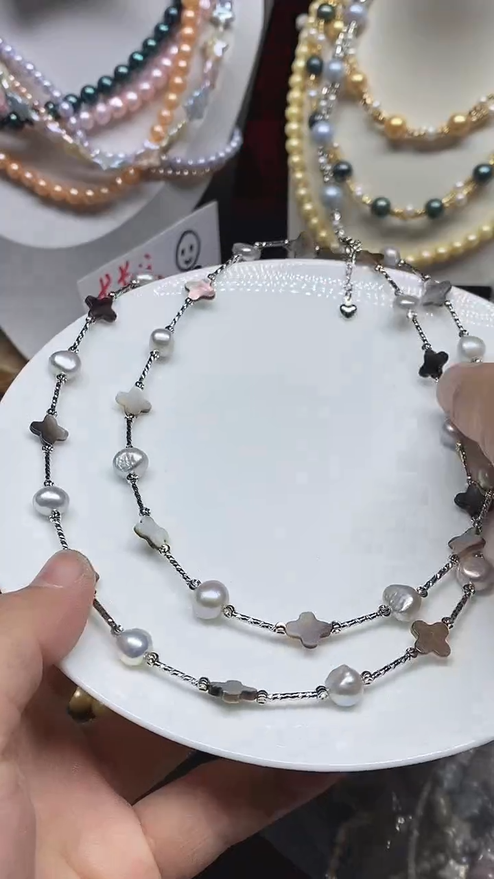 淡水珍珠未镶嵌颈饰多人