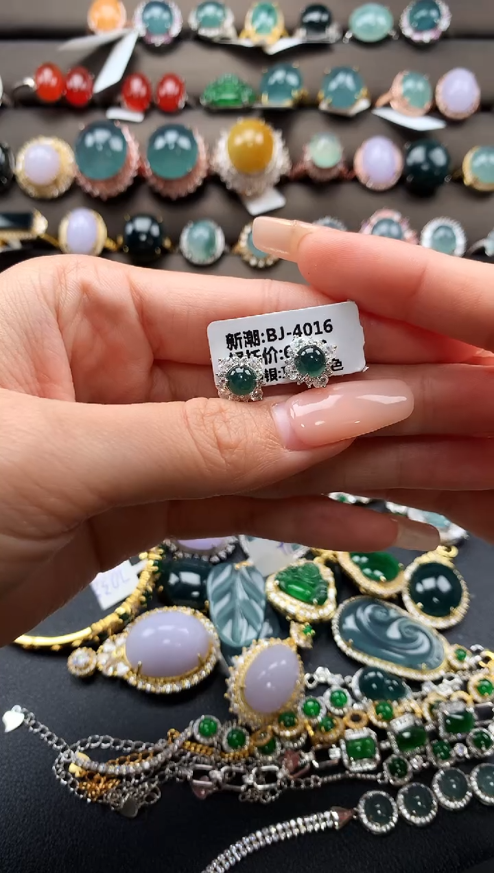 【闪购商品】翡翠戒指银S925镶嵌45747454