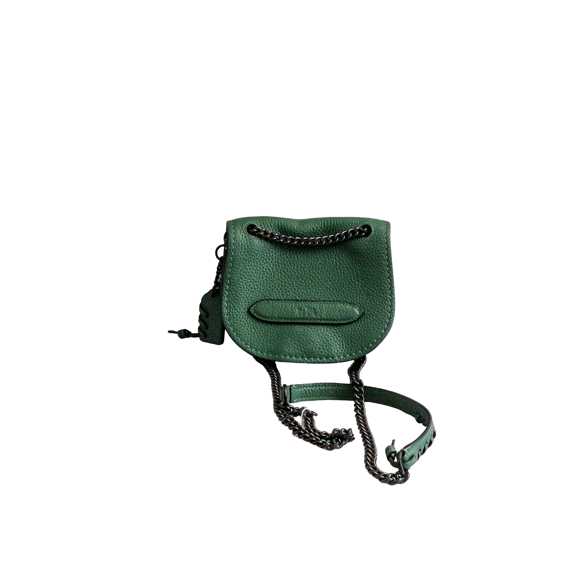 95新   绿色单肩包  040714