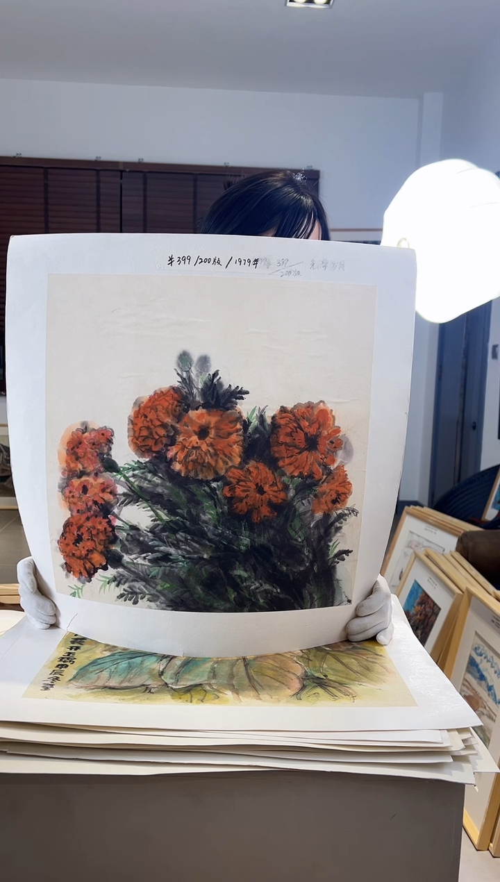 【闪购商品】版画耿玉琨限量作品亲签盖章版画S