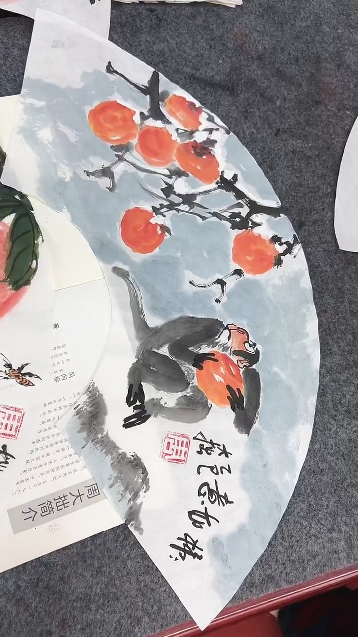 国画周大拙/国画/花鸟