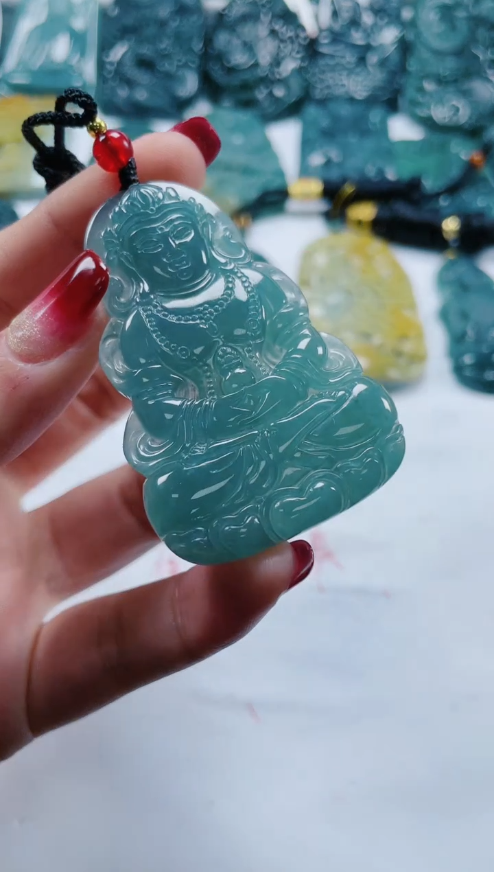 【闪购商品】翡翠颈饰未镶嵌多样性发货一件发货-度母