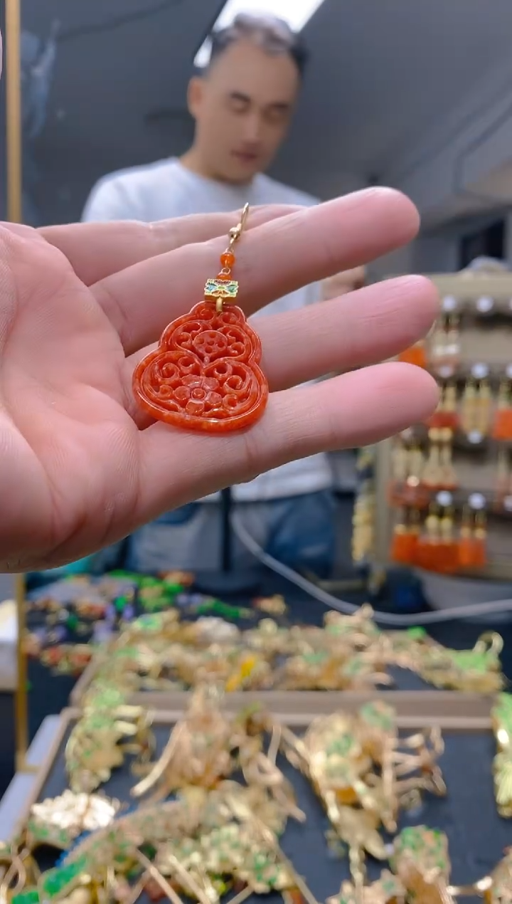 【闪购商品】翡翠耳饰合金0294翡翠耳钩一个