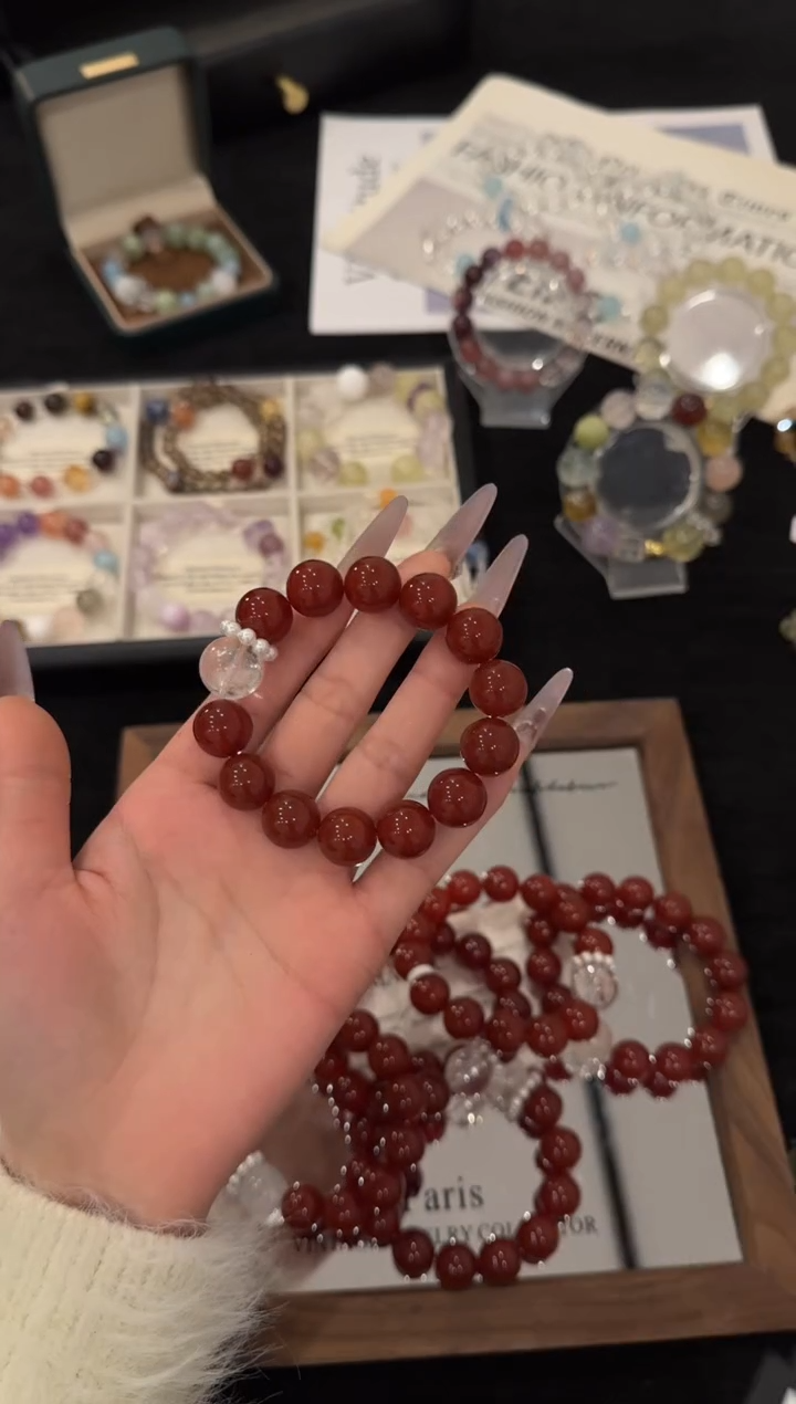 未镶嵌手链水晶圣诞限定x3458