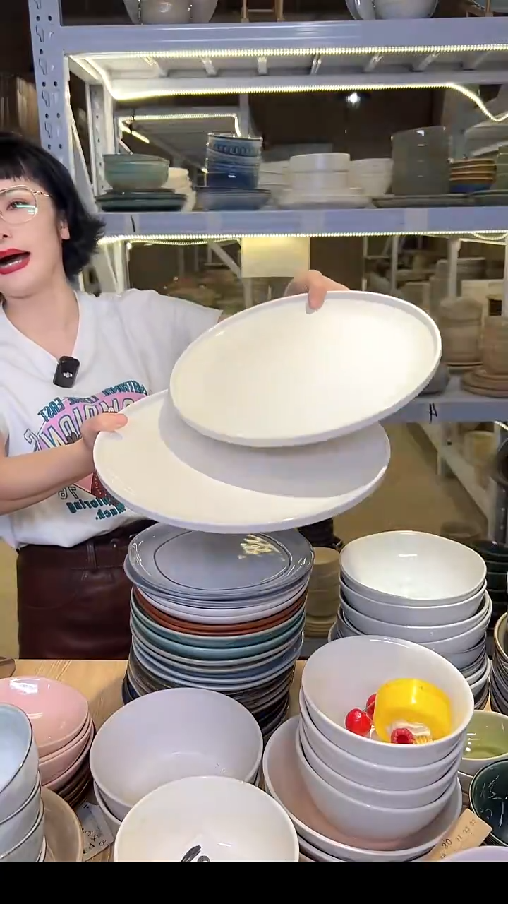 瓷159+外贸尾货高温釉下彩陶瓷餐具默认微瑕