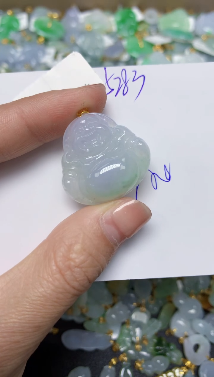 【闪购商品】翡翠颈饰18K金镶嵌 天然翡翠A货