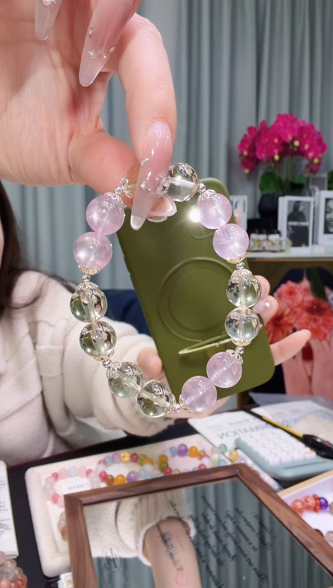 未镶嵌手链水晶手串