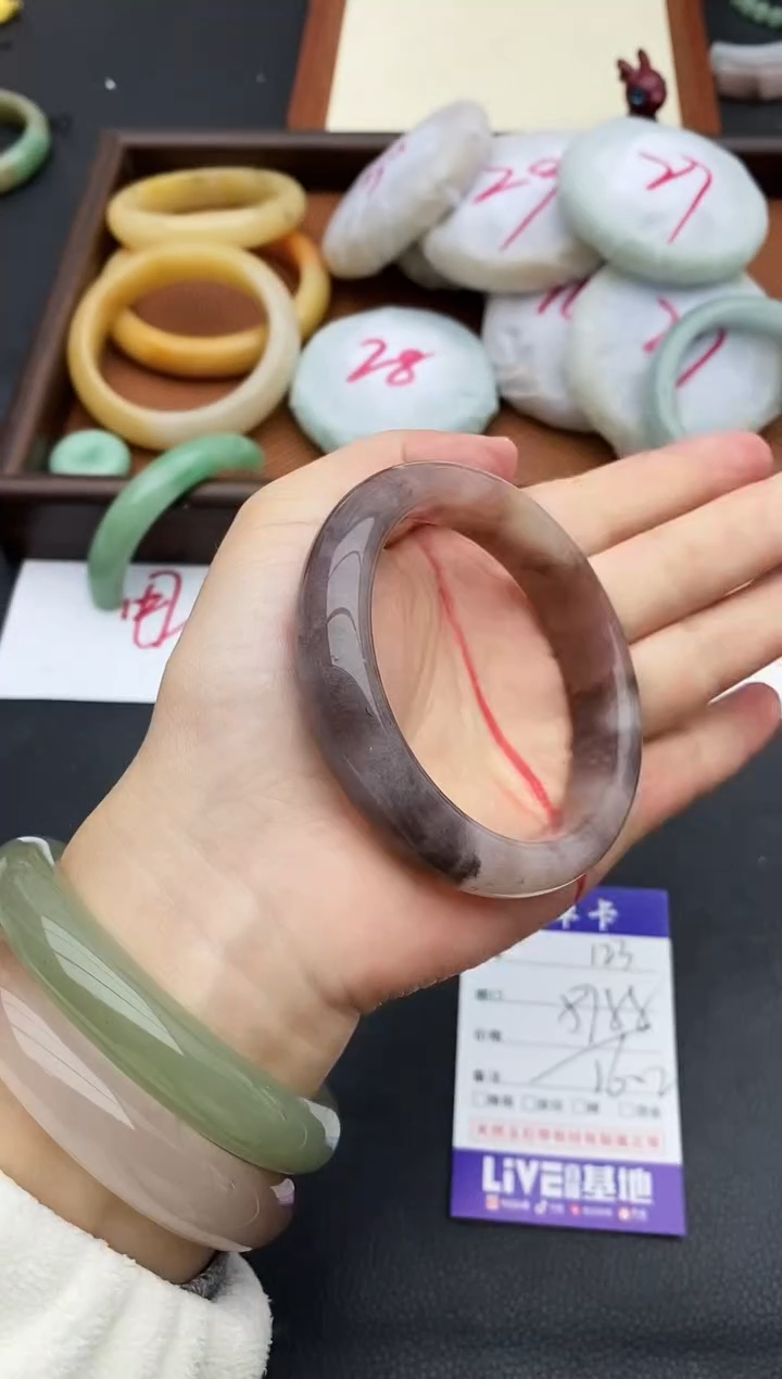 未镶嵌手镯石英质玉123+57/58