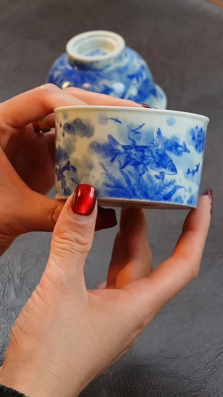 【闪购商品】青山赋鱼主人杯陶瓷