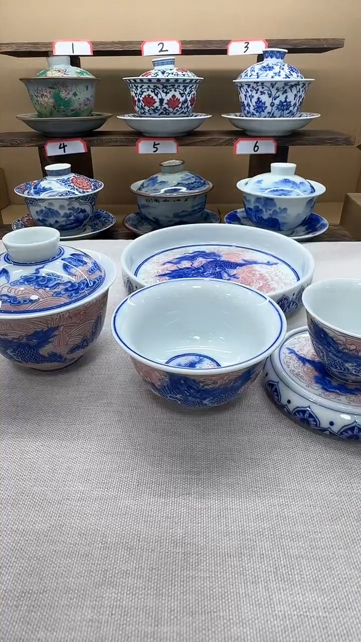 【闪购商品】景德镇制盖碗系列家用高端