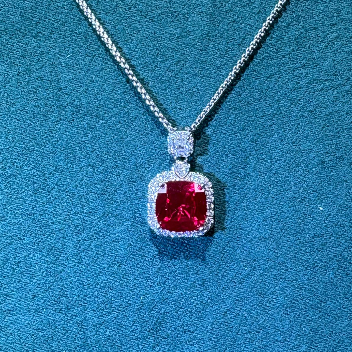 《高端定制》高贵奢藏级红宝石吊坠525