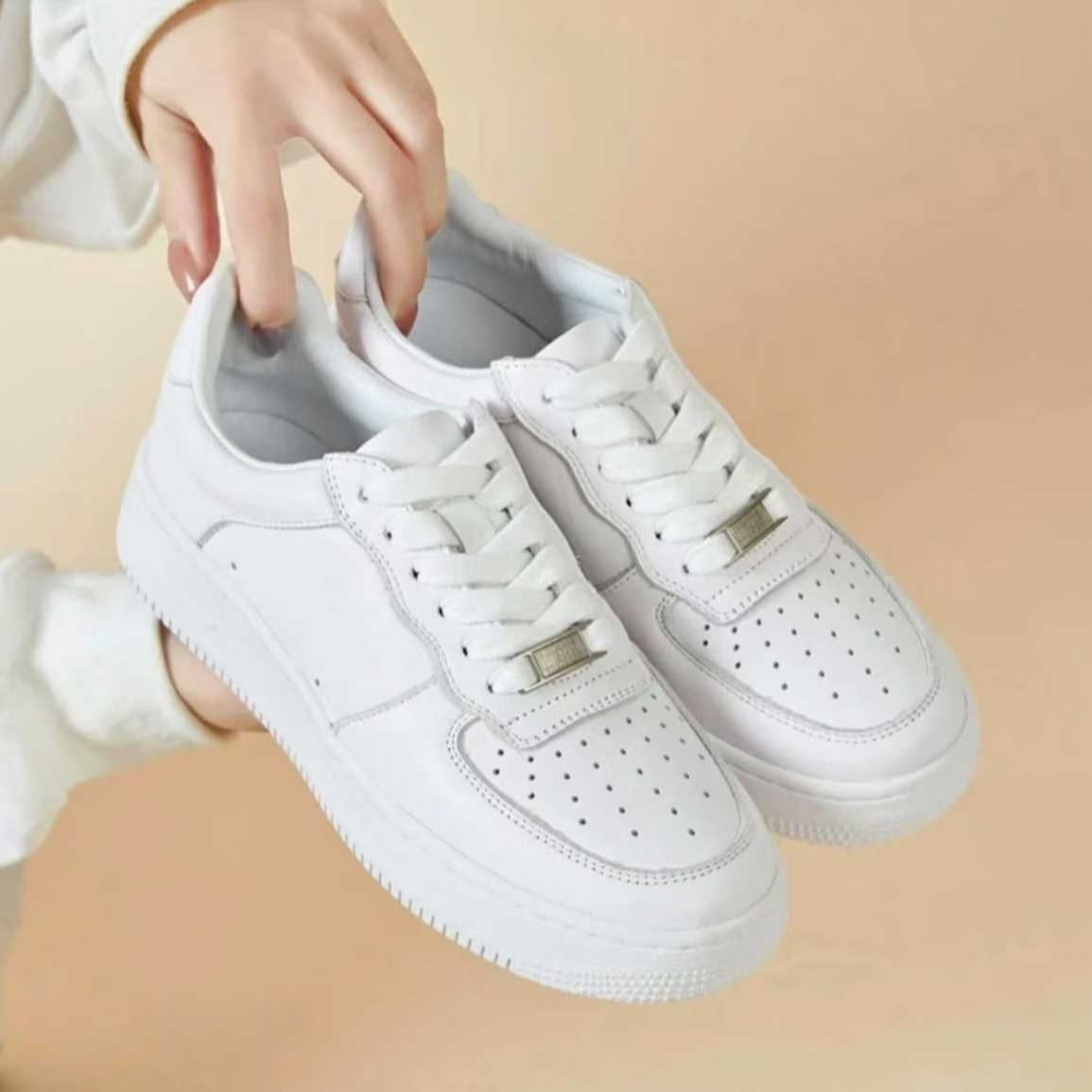 001国潮百搭蓝白胖丁男女情侣同款厚底增高情侣鞋