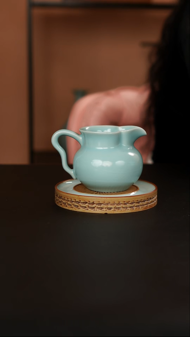 青韵汝瓷仿古葫芦公道