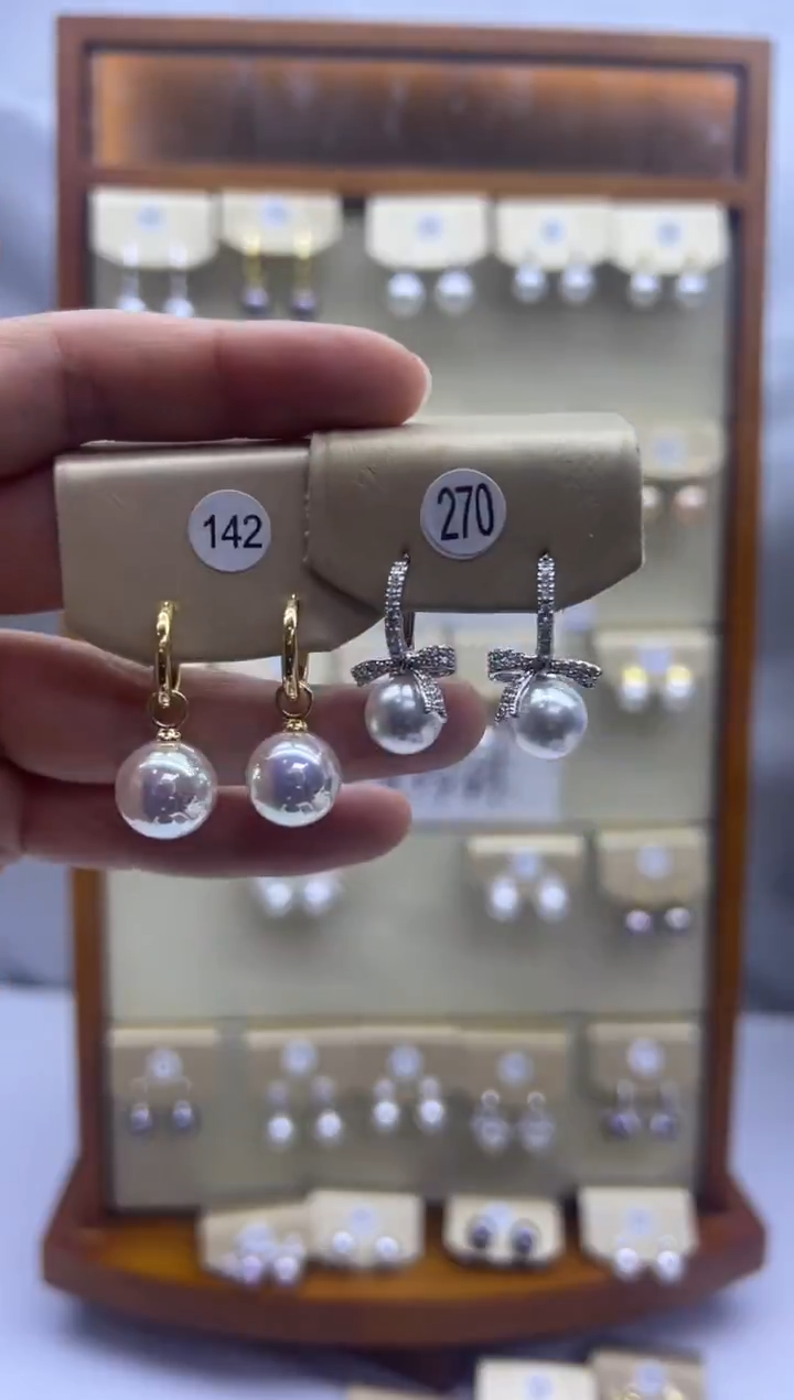 未镶嵌耳饰淡水珍珠142+270