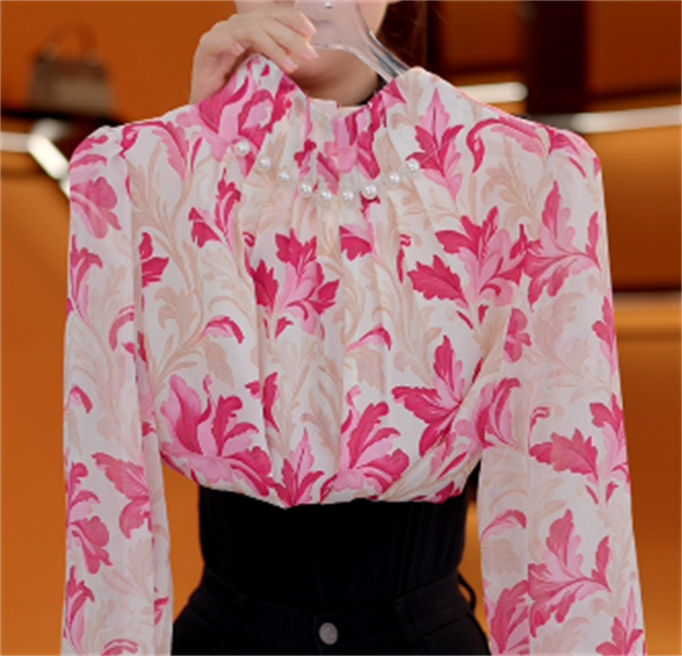 2025新款原版正品奢美气质法式钉珠衬衫时尚显瘦减龄优雅衬衫