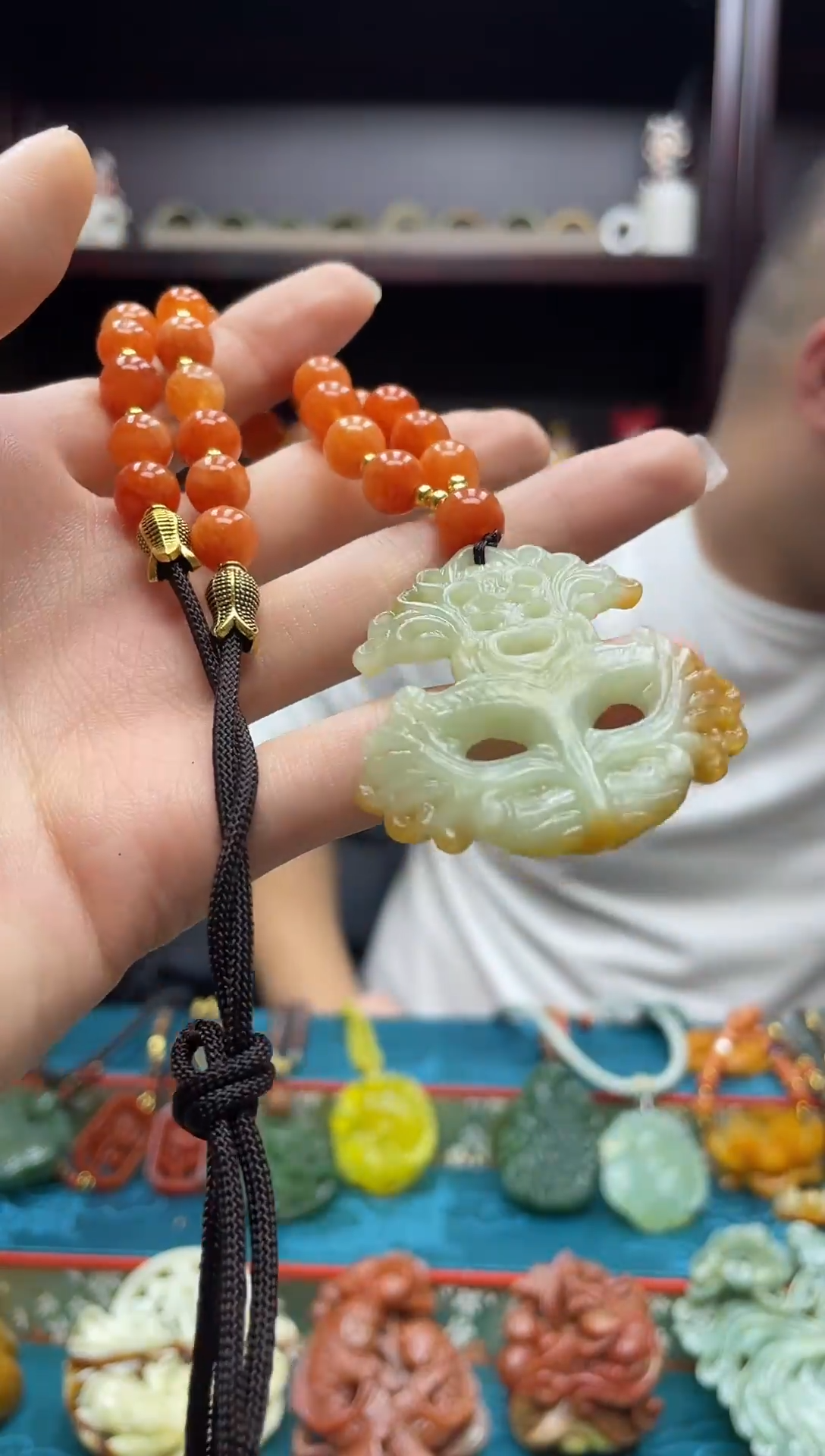 未镶嵌岫玉吊坠·