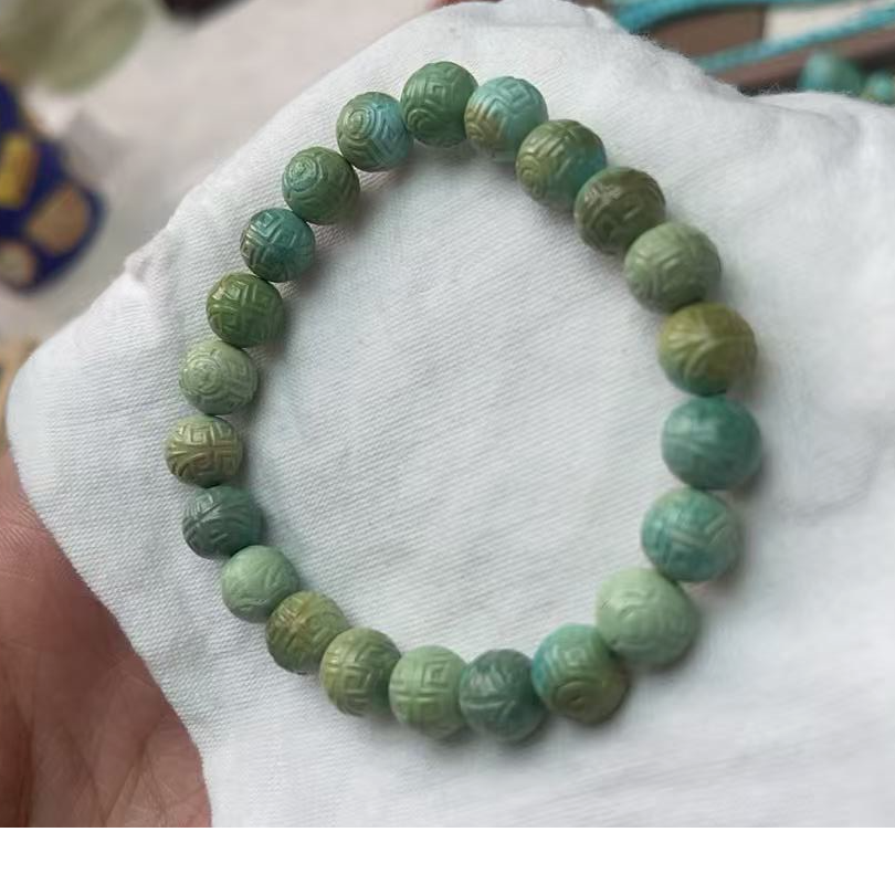 雅致家手工百搭（多样性发其一）绿松石单圈