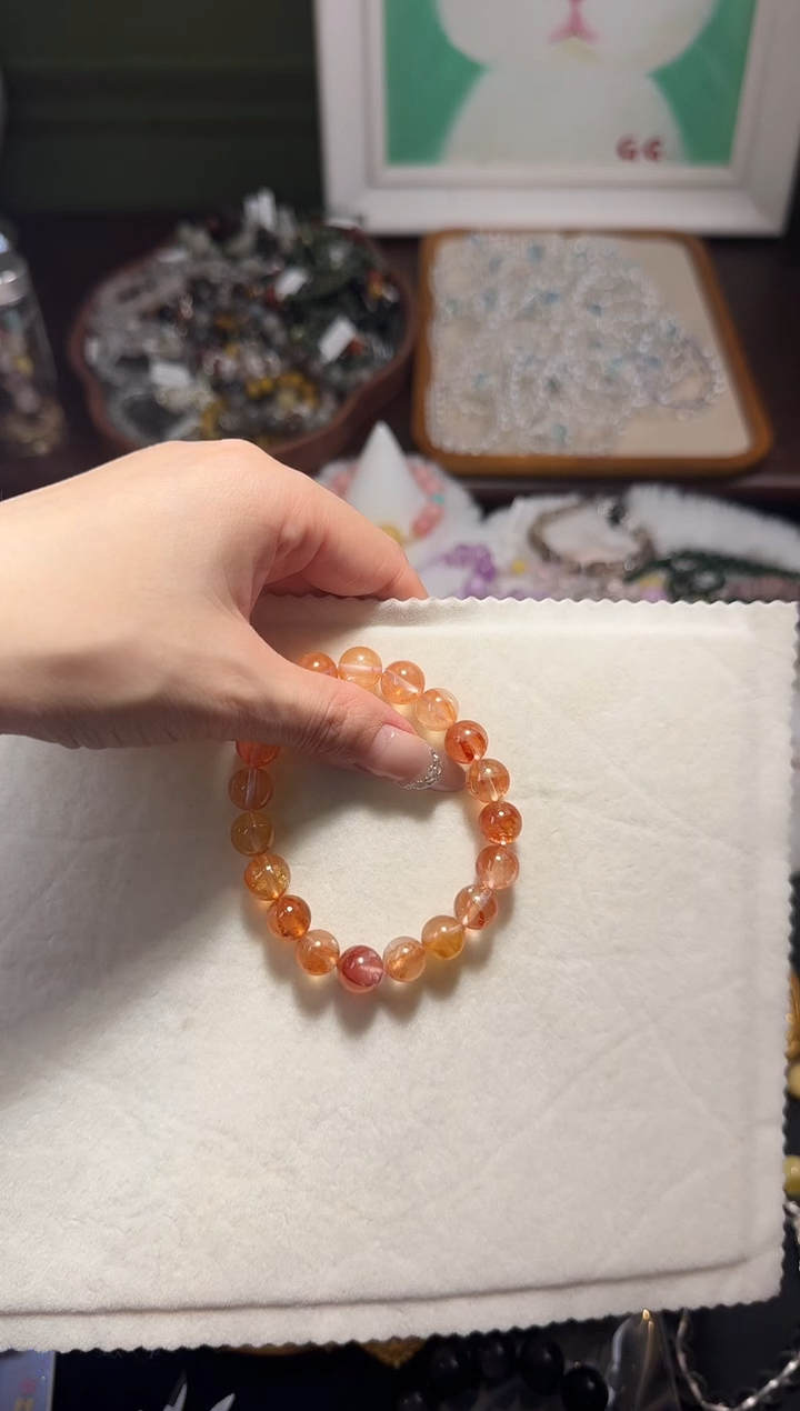 【闪购商品】水晶手串未镶嵌胶花手串