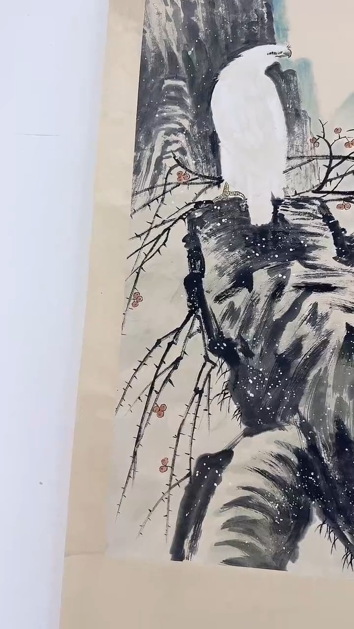 国画12-28-24孙老师6平尺国画轴作品 