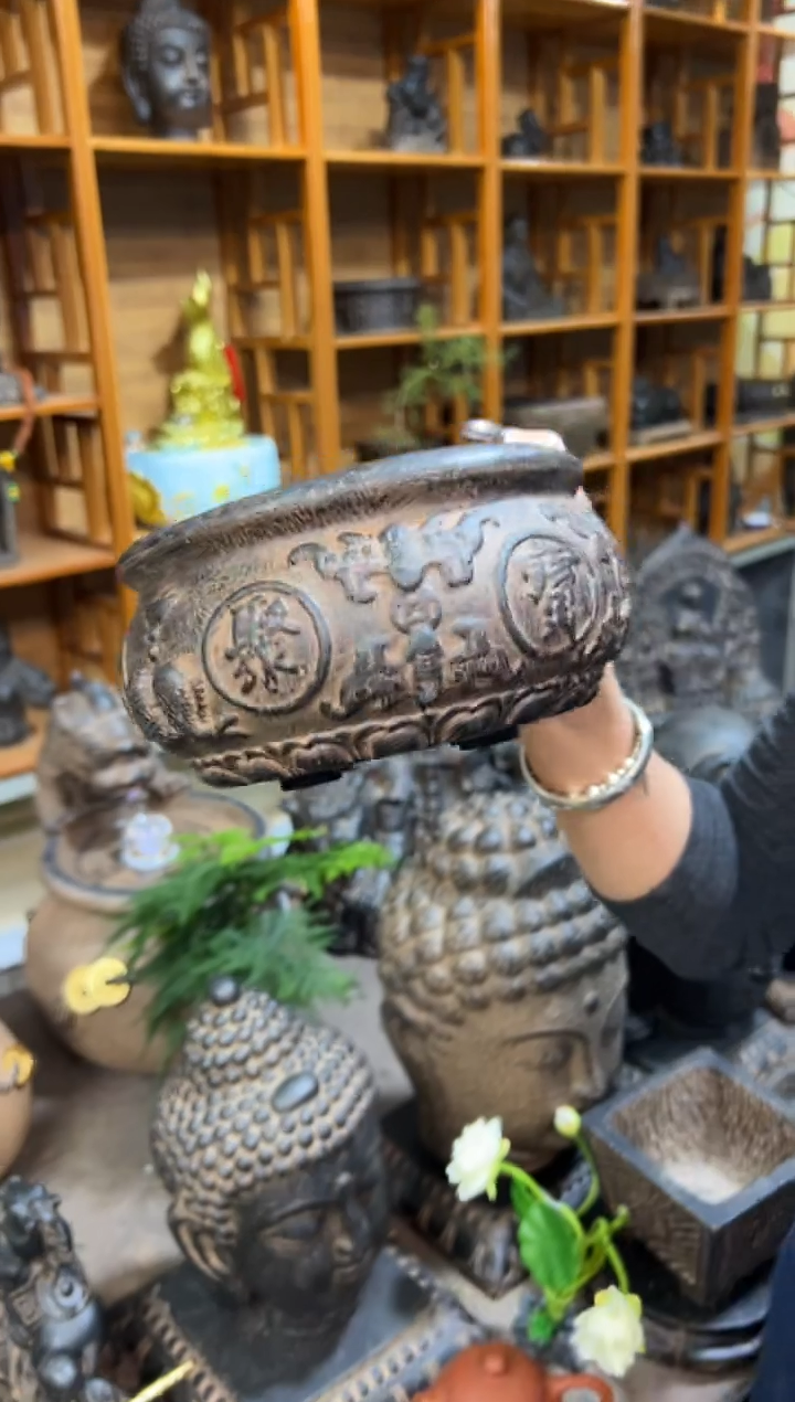 陶土【火山泥】聚宝盆