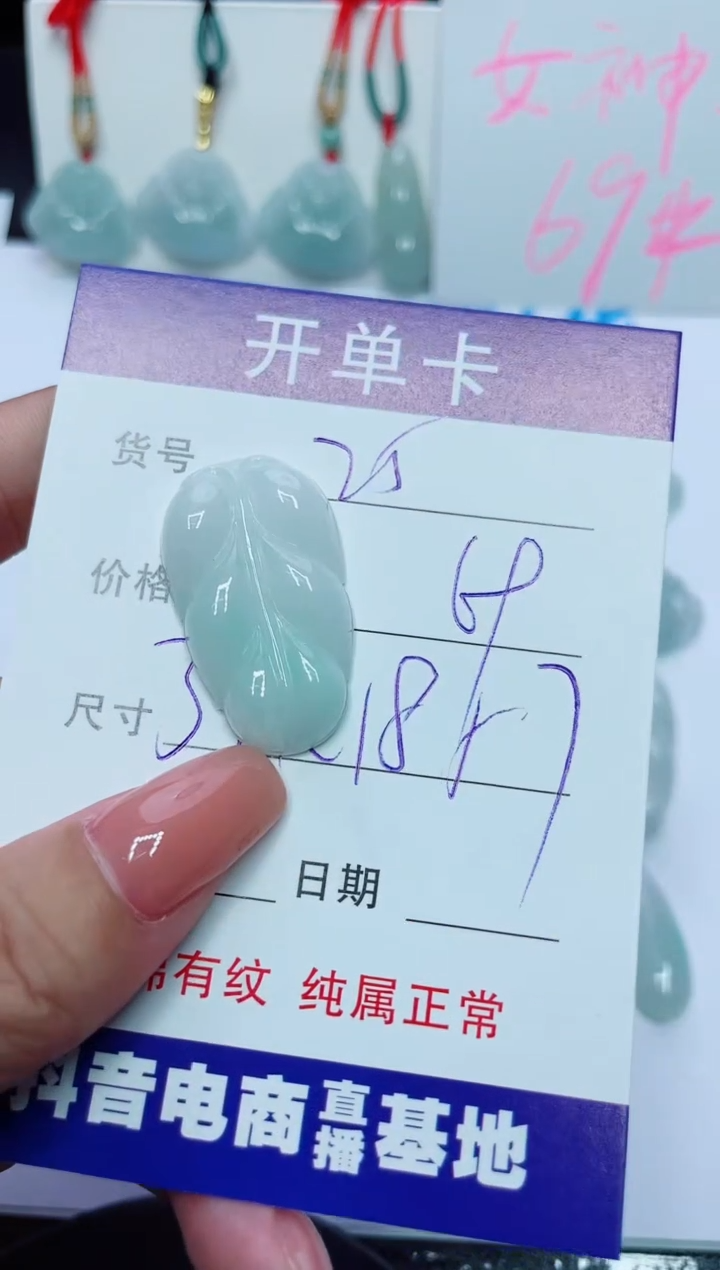【闪购商品】翡翠颈饰未镶嵌A货 25