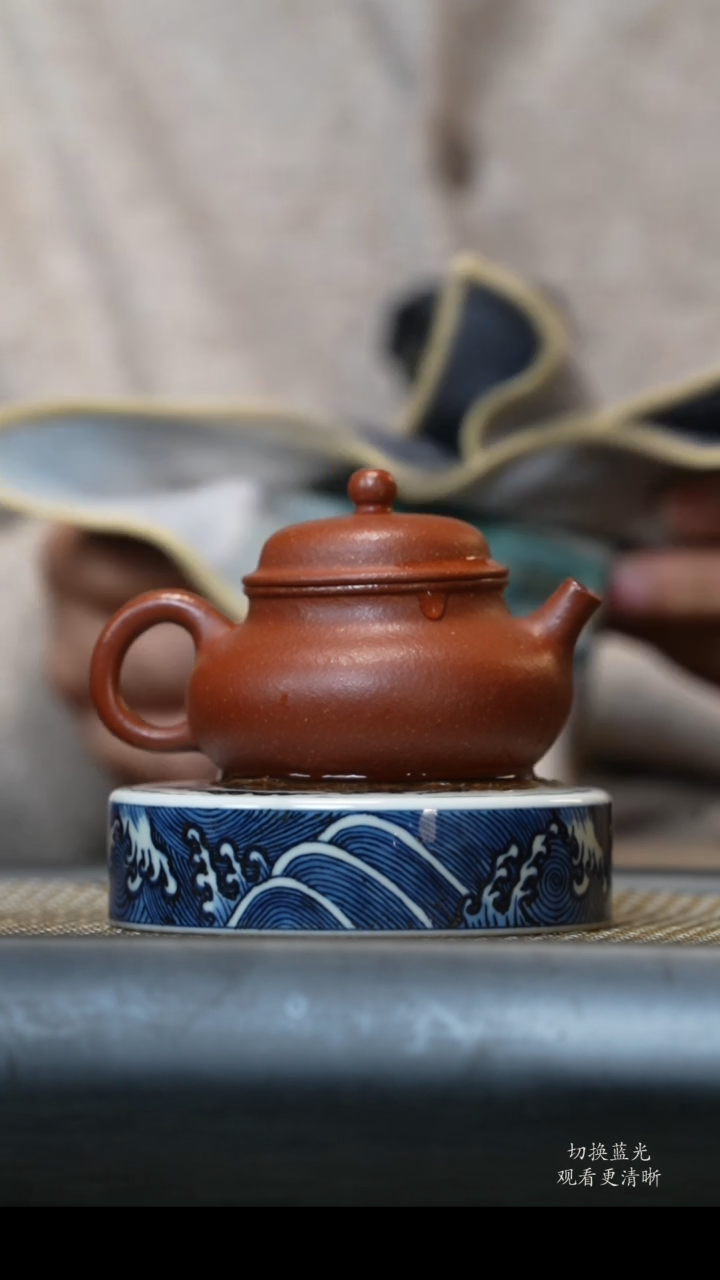 【闪购商品】紫砂茶壶黄龙山原矿纯红降坡容天壶