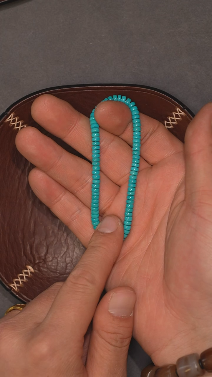 【闪购商品】绿松石套链未镶嵌冲赛康胡子哥，DIY一26