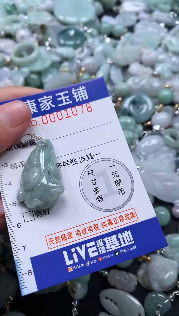 颈饰未镶嵌翡翠1078