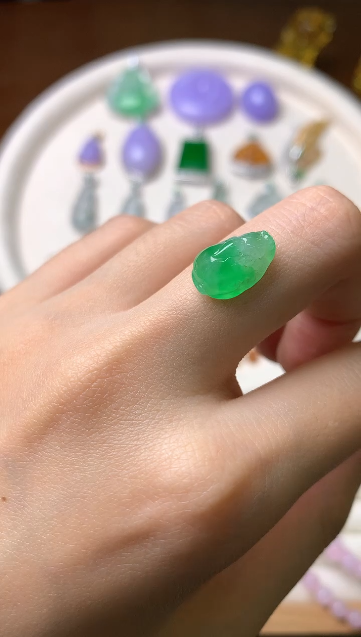 【闪购商品】定制翡翠未镶嵌裸石（镶嵌定制）